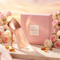 Parfum Deold Joyful Rose 50ml, senteur florale, flacon rose en forme de talon haut, longue tenue, fragrance féminine