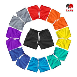 Short en tissu personnalisé en coton polyester Séchage rapide Impression de logo avant Short chaud personnalisé pour hommes adultes - Product Image 1