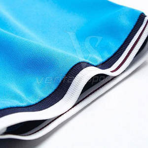 Tissu tricoté court en coton polyester à séchage rapide confortable pour hommes pour polo en stock pour 2025 - Product Image 4