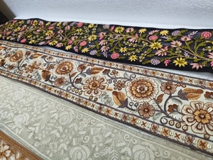 Tissu en dentelle brodée de luxe pour robes, design de robes de mariée et de mode, dentelle brodée de haute qualité, motifs et couleurs personnalisés - Product Image 3