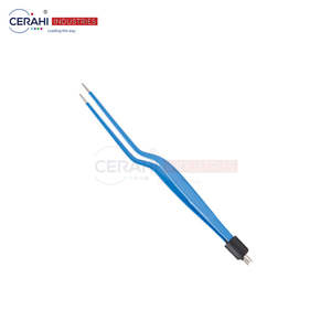 Fórceps de interruptor manual bipolar de acero inoxidable maquinaria de instrumentos quirúrgicos 1 año de garantía Cerahi Industries Jeweler Semkin - Product Image 3