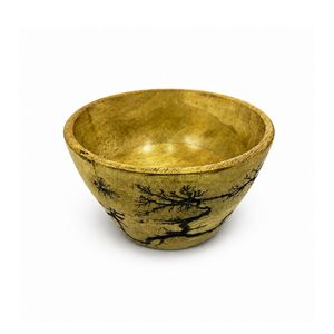 ชามไม้ทำมือทรงกลม KHATI HOUSE Black Tree Artisan คุณภาพพรีเมียม สำหรับตกแต่งห้องนั่งเล่นและบ้าน - Product Image 6