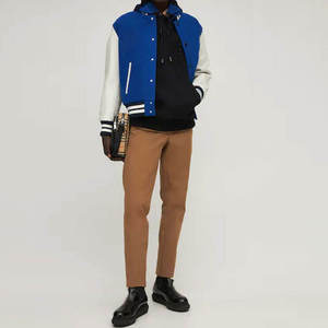 Nouvelle Arrivée Veste Décontractée Homme Femme Style Universitaire Tendance pour l'Hiver 100% Laine Imperméable Respirante Unie - Product Image 5