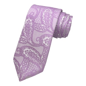 Classique élégant Microsilk cravate et poche carré ensemble pour hommes à la main Paisley Design 100% soie Style décontracté - Product Image 4