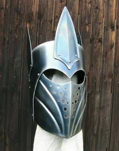 Casco de fantasía Medieval, gran guerrero de batalla, Caballero Vikingo, espartano, romano, hecho a mano, regalos - Product Image 5
