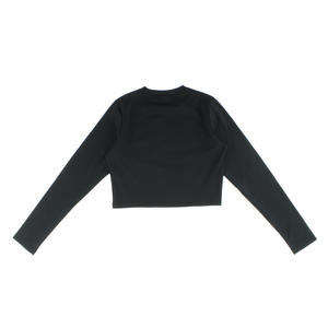 Camisetas Deportivas Adidas Outline Rib Ls para Mujer, Color: Negro/Ember, 100% Auténticas - Product Image 3