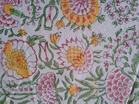 Nappe rectangulaire 100 % coton faite à la main, motif uni multicolore, moderne et personnalisable pour la maison, les mariages, les fêtes et l'extérieur