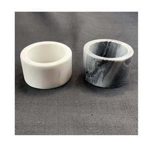 Sel et sucrier en marbre de forme hexagonale design marbre Approvisionnement d'usine Bol à sel et poivre en marbre moderne Produit Offre Spéciale - Product Image 6