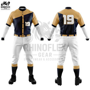Ensembles d'uniformes de baseball de haute qualité Nouveau style de vêtements de sport Imprimé Séchage rapide Respirant Uniformes de baseball de grande taille pour adultes - Product Image 3