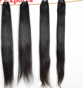 Extensions de cheveux humains 100% vierges naturels Remy, cheveux bruts, couleur noire, lisses/ondulés/bouclés, 100g, extensions du Tamil Nadu - Product Image 4
