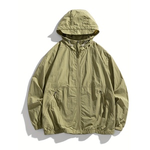 เสื้อแจ็คเก็ตกันลมสำหรับผู้ชาย ผ้าโพลีเอสเตอร์ 100% บุใยสังเคราะห์ เหมาะสำหรับฤดูหนาว เดินป่า เล่นสกี มีซิปปิด - Product Image 1