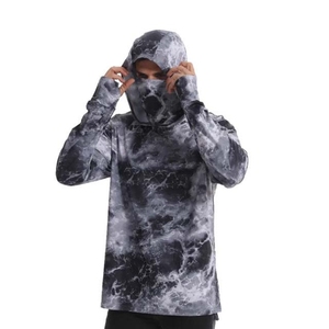 Upf50+ Clothes Long Sleeve Quick Dry Breathable Hooded Uv Protection Custom Sublimation - Product Image 6