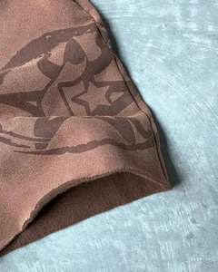 Haute qualité hommes et femmes été Streetwear deux pièces à capuche et ensembles de shorts pull à capuche personnalisé et ensembles de shorts réguliers - Product Image 2