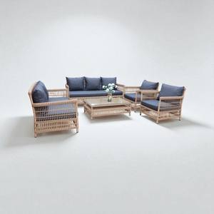 PRSF- 054 RDS - Ensemble de canapés en poly rotin de 6 places - Hôtel/Villa/Gîte - Product Image 2