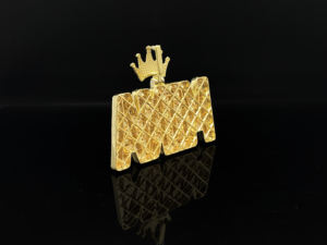 Pendentif Hip Hop en Acier Inoxydable Personnalisé avec Diamants et Couleurs Personnalisables - Product Image 3