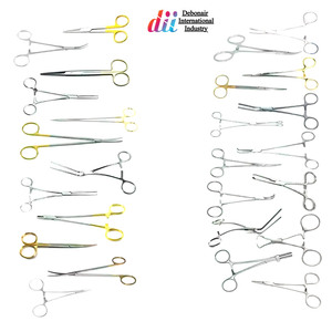 Debonairii-Conjunto de instrumentos de cirugía cardiaca, acero inoxidable, básico, Cardiovascular, 92 piezas - Product Image 1