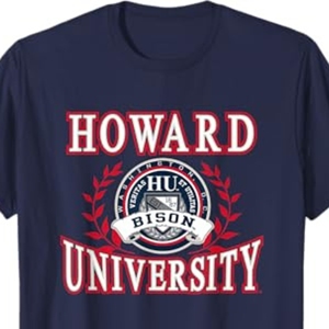 Université Howard personnalisée grande taille hommes T-Shirt respirant tissu tricoté avant Logo Placement style formel imprimé Logo - Product Image 2