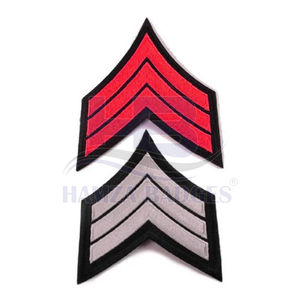 Vente en gros de chevrons d'usine uniforme de broderie de rang chevron broderie personnalisée chevrons 2025 élégant - Product Image 4