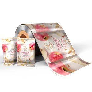 แผ่นฟิล์มอลูมิเนียมฟอยล์ลามิเนตแบบยืดหยุ่นมีฟิล์มม้วนม้วนขนมลูกกวาดลูกกวาดมันฝรั่ง - Product Image 5