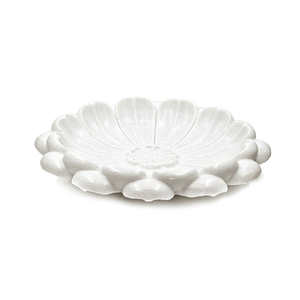 Cuenco con forma de loto de mármol blanco de diseño moderno de excelente calidad para servir frutas con embalaje personalizado disponible ahora - Product Image 6