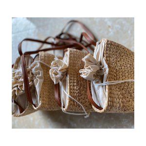 Hermoso estilo de bolsa de jacinto de agua hecho a mano vietnamita para mujeres bolsos de moda 2024-El mejor precio desde 99 GD - Product Image 6