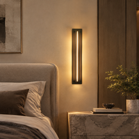 Applique murale linéaire LED moderne dimmable 3000K-6000K, étanche, longue, pour intérieur, vente en gros