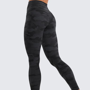 Pantalon de sport pour femmes avec logo personnalisé Leggings de yoga et de fitness sans coutures Legging d'entraînement tricoté extensible taille haute - Product Image 5