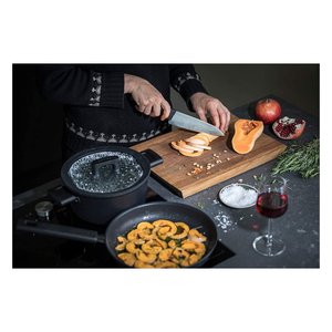 Cuchillo de Cocina de Acero Inoxidable con Hoja de Borde Duro (20 cm) Negro y Cromado 1051747 - Product Image 2