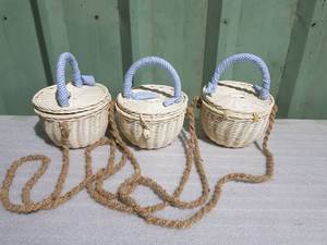 Bolso de mimbre tejido a mano de Bali, bolso de hombro cruzado para mujer, bolso de mimbre al por mayor de Handicraft Factory - Product Image 6