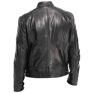 Veste en cuir stylée pour homme la plus vendue dans différentes couleurs disponibles dans le meilleur prix de vente Veste en cuir pour homme - Product Image 4