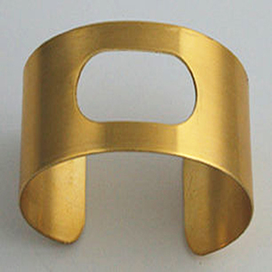 1940 royaume-uni vert Floral nouvel an marron vieilli grec mat feuille d'or bracelet Floral indien laiton Boho Chic bijoux - Product Image 2