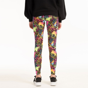 Women's Custom Print Mid Waist Yoga <b>Leggings</b> Soft Breathable Material Anti-Bacterial Quick Dry <b>Fleece</b> Fabric Casual Style All - Product Image 3