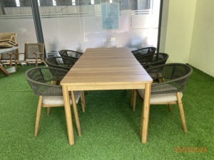 Usine professionnelle best-seller table et chaises en bois d'extérieur portable ensemble table et chaises de jardin - Product Image 4