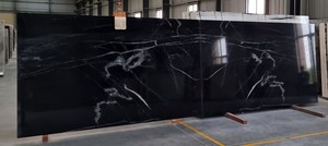 Wiselink - Marbre artificiel moderne poli de qualité supérieure, noir Carrara, découpé sur mesure pour la cuisine, pour villa - Product Image 3