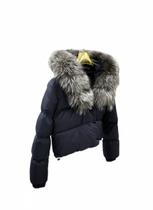 Abrigo Corto de Piel Sintética para Mujer al por Mayor, Chaqueta de Invierno de Felpa Ultra Suave y Esponjosa, Ajuste Entallado, Prenda Exterior Elegante para Clima Frío - Product Image 6