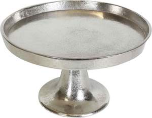 Soporte decorativo para pasteles de aluminio con acabado dorado para una presentación elegante de pasteles en bodas y reuniones formales - Product Image 3