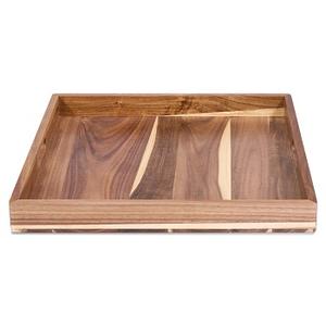 Platos grandes rectangulares de cocina de lujo modernos, modelo de bandeja de madera, plato para servir con asa de F S International - Product Image 4