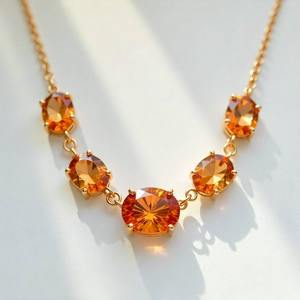 Pendentif en argent sterling 925 plaqué or 18 carats avec pierres précieuses personnalisées et géométrie Pendentif naturel - Product Image 2