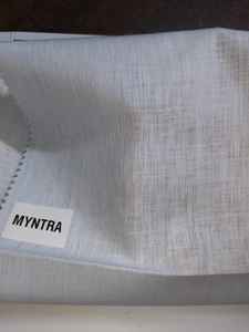 Tissu en coton et lin de qualité supérieure Myntra |   Mélange naturel doux et respirant de qualité supérieure pour chemises, kurtis et vêtements |   Qualité d'exportation - Product Image 3