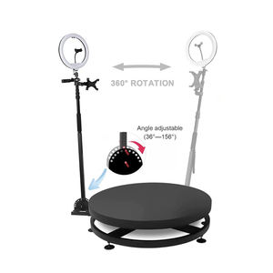 Vente en gros de photomaton personnalisé 360 avec lumière rgb 360 cabine vidéo toile de fond 360 machine de photomaton à rotation automatique - Product Image 5