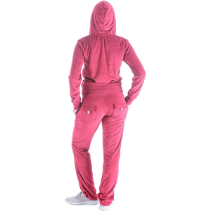 Vêtements de détente décontractés en gros, velours à capuche pour femmes, coton personnalisé, polaire en polyester, confortable, poches d'hiver, élégant, respirant - Product Image 3