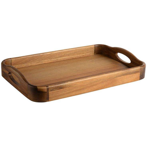 Bandeja de Servir Moderna de Madera de Alta Calidad para Aperitivos, Té, Bebidas, Desayuno, Vajilla de Cocina, Venta al por Mayor - Product Image 1