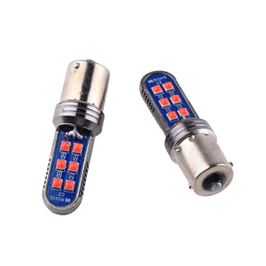 Auto T20 lampadina di segnalazione a Led 1156 BA15S 1157 3156 3157 7440 7443 retro lampada Canbus lampadine freno - Product Image 2