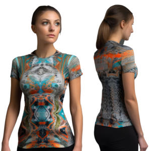 Hot Selling Active Wear Casual Slim Fit Tops Boyfriend 100% Premium Cotton <b>Black</b> Mock Neck Breathable T <b>Shirt</b> for Women - Product Image 5