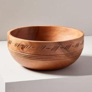 Handcarved Natural Wooden Serving Bowls for Presenting <b>Fresh</b> <b>Fruits</b> Nuts Salads and <b>Other</b> Delicious Recipes - Product Image 6