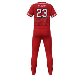 El mejor fabricante hecho 100% poliéster uniforme de béisbol para la venta ropa deportiva uniforme de béisbol nuevo diseño uniforme de béisbol - Product Image 3