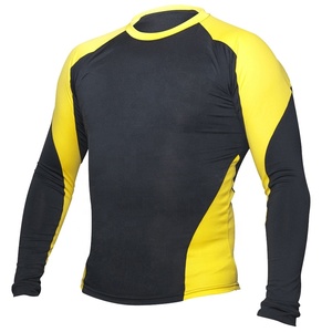 OEM ODM traje de baño Rashguard hombres logo sublimación impresa Spandex Rash Guard gimnasio surf buceo Rashguard con protección Uv - Product Image 4