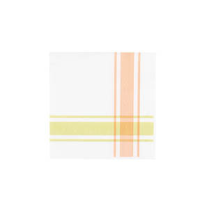 Serviettes de cuisine imprimées vertes 40x40cm, tissu doux et absorbant, B2B - Product Image 1