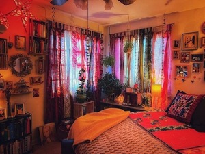 Indian <b>Vintage</b> Old Silk Sari Patchwork Multi-Color Handmade Recycled <b>Curtain</b> for Luxury Home Decor Hotel Use Window Door Drape - Product Image 3