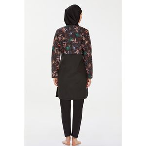 Nissa nero completamente coperto Hijab costume da bagno Cover up modello 9282 - Product Image 1